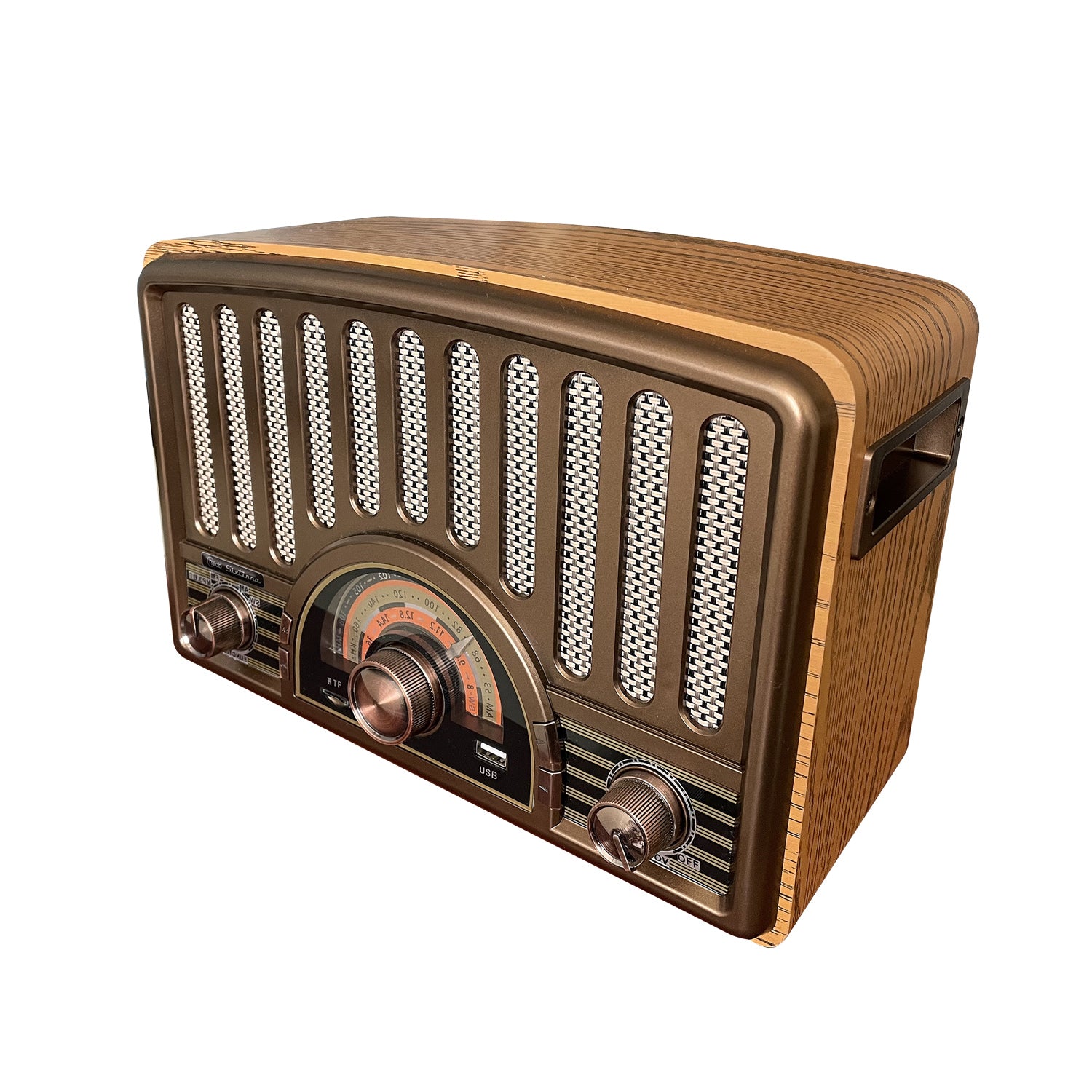 Parlante Portátil BT Retro Sixtinna Años 1930 AM/ FM/ SW