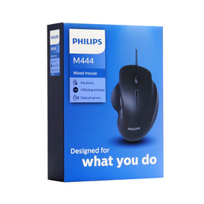 Mouse Óptico USB Philips Ergonomics Edition M444