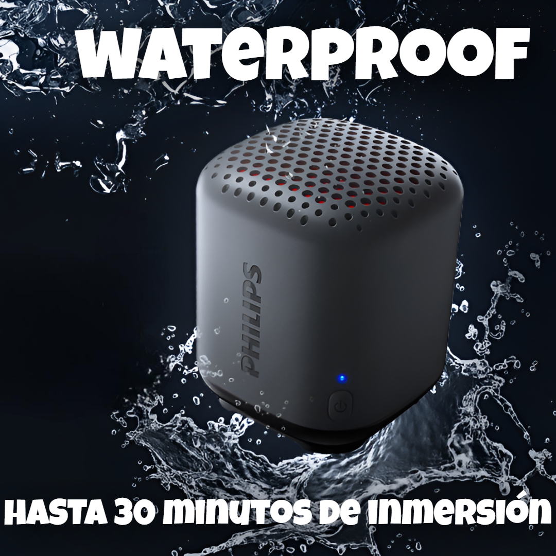 Parlante Bluetooth Philips Waterproof IPX7 8 Horas de Música