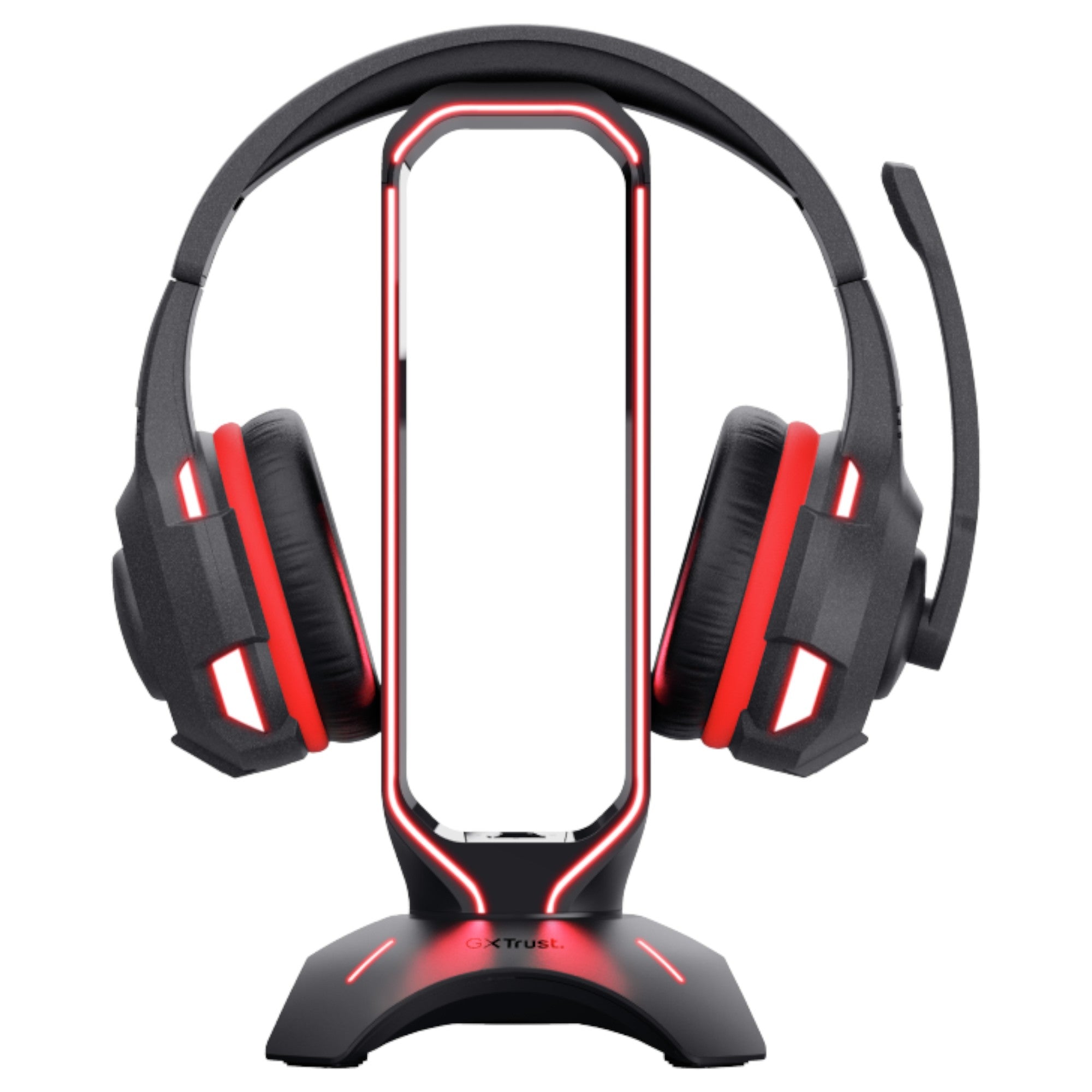 Soporte Stand Gamer RGB para Audífonos Trust Gxt 265 + HUB