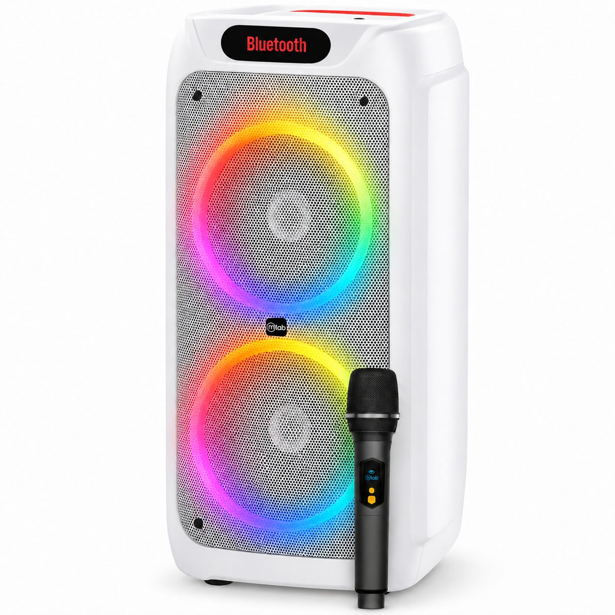 Parlante Karaoke 10" Flaming Power Bass MicWireless 75W RMS