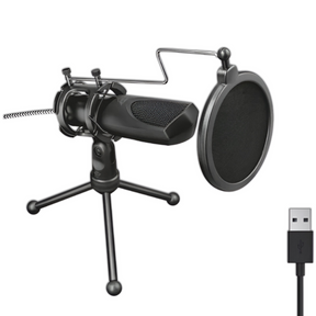 Microfono Usb de Condensador Profesional Trust GXT 232 Mantis