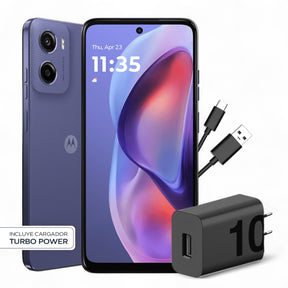 Smartphone Motorola Moto E15 de 6" /2GB RAM Purpura XT523-8P