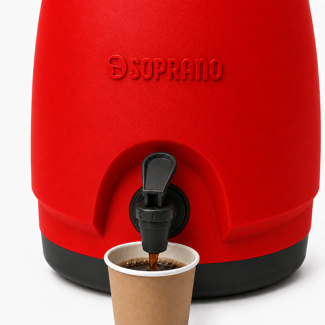 Maxi Termo 12 Litros Soprano Rojo para Agua Fria y Caliente