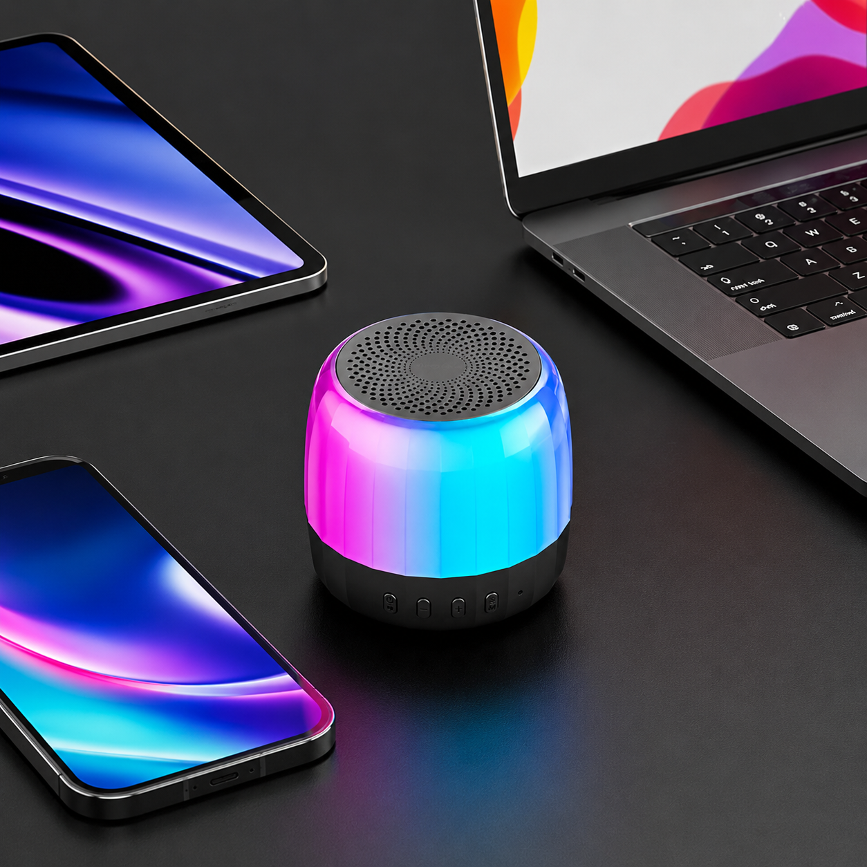 Parlante Portátil Bluetooth Lenovo K3 PLUS  FULL RGB USB-C