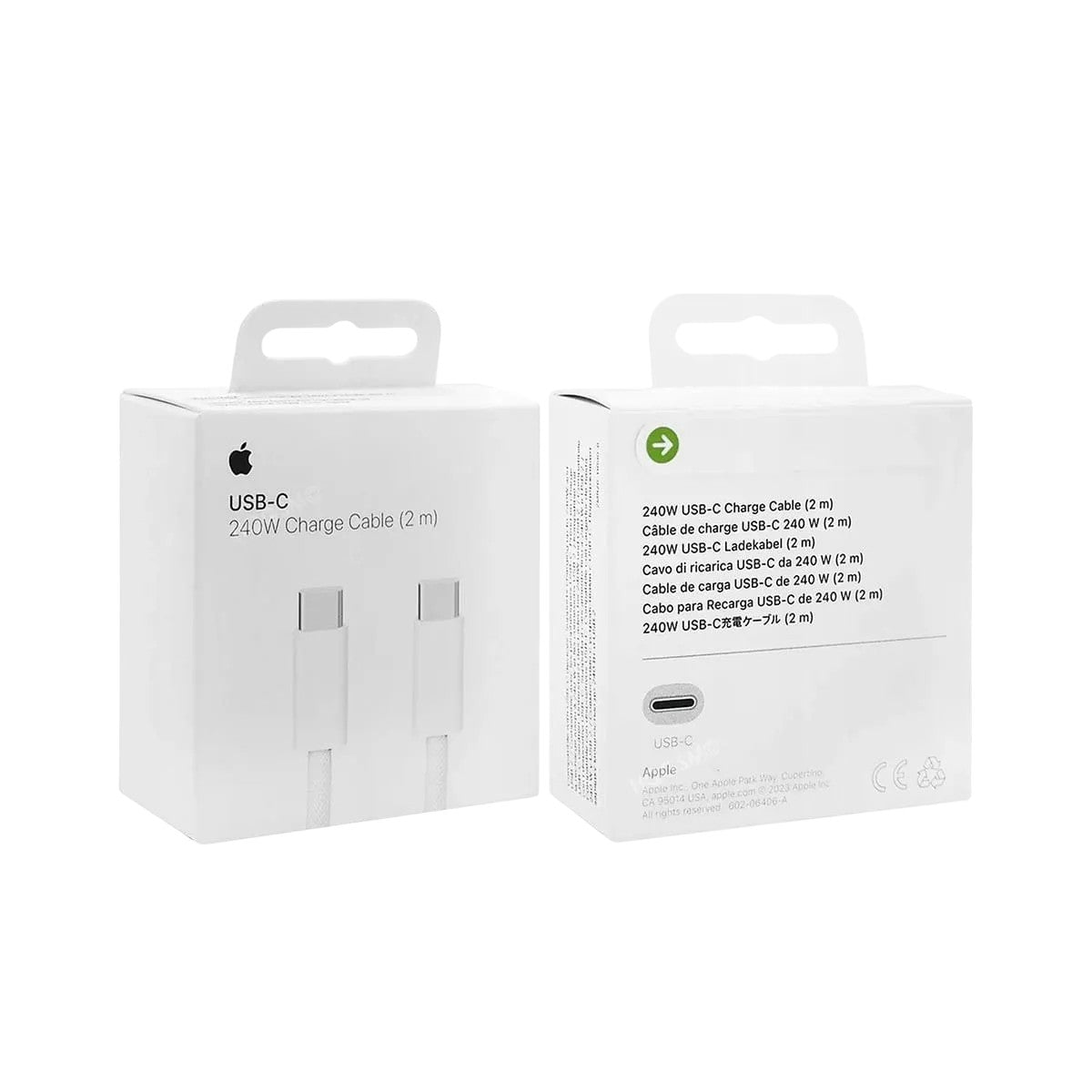 Cable USB-C a USB-C Apple 240W High Power White 2MT Original
