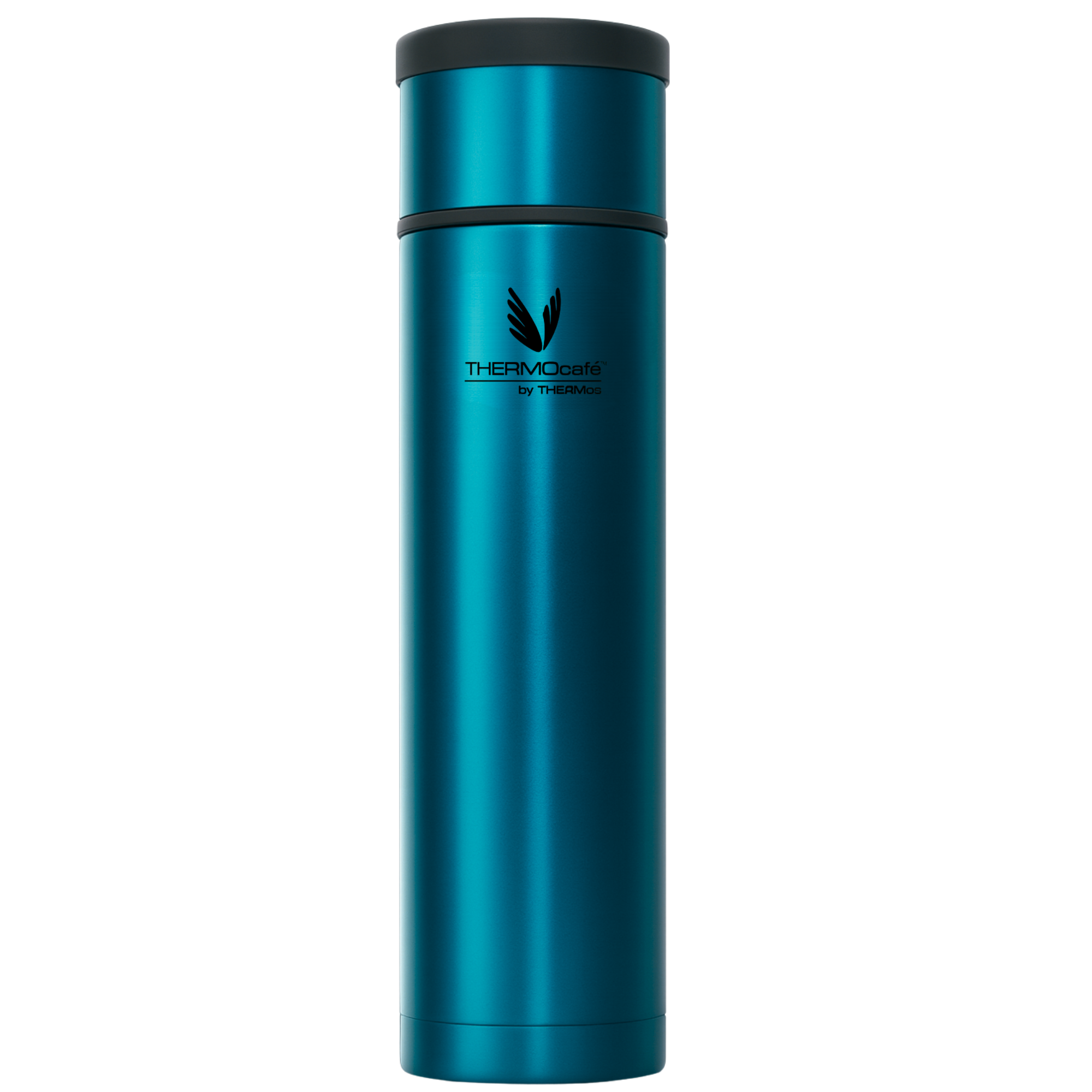 Termo Premium de Acero Inoxidable 1L Azul Metalizado 12H/24H