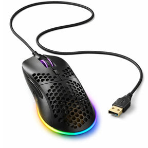 Mouse Gamer DGX Core RGB 7200 DPI Max Ergonómico