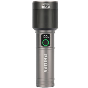 Linterna LED 60W High Power Zoom Aluminium USB-C Recargable