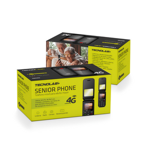 Teléfono Senior Adulto Mayor Almeja Red 4G 456R