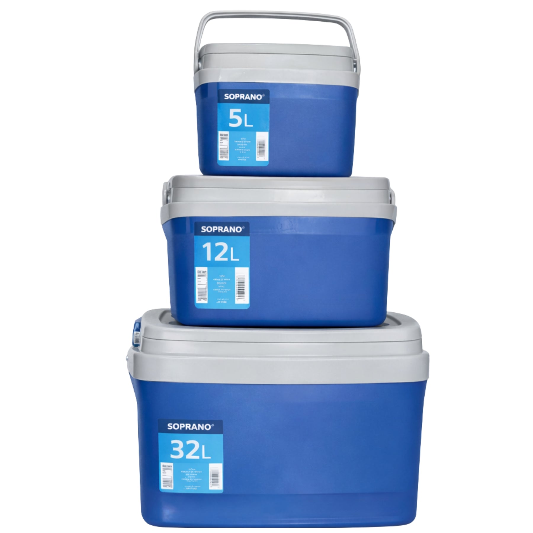 Pack Nevera Cooler 3x1 Deluxe Edition Soprano 32L/12L/5L BL