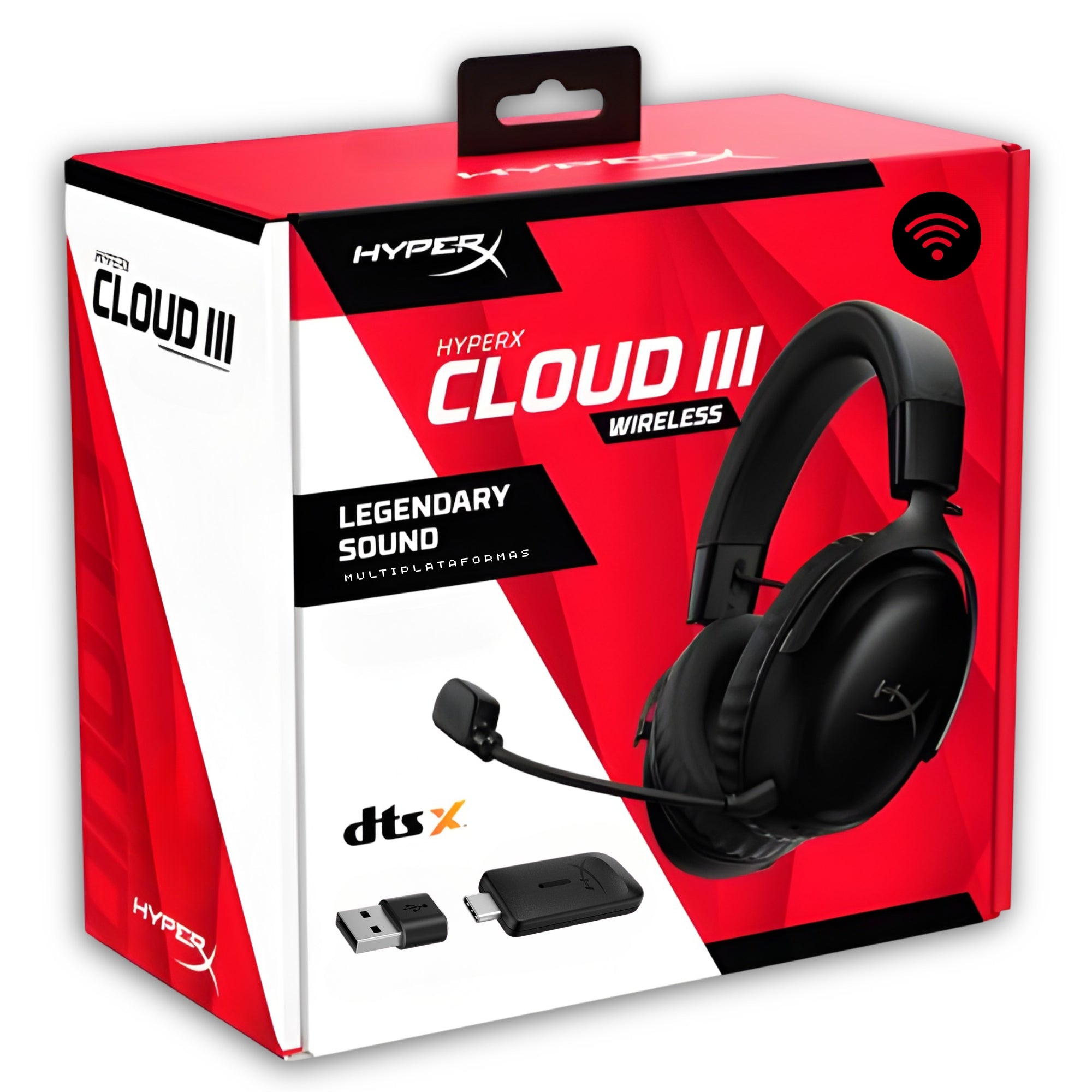 Audífonos HyperX Cloud III Legendary Sound Wireless Black