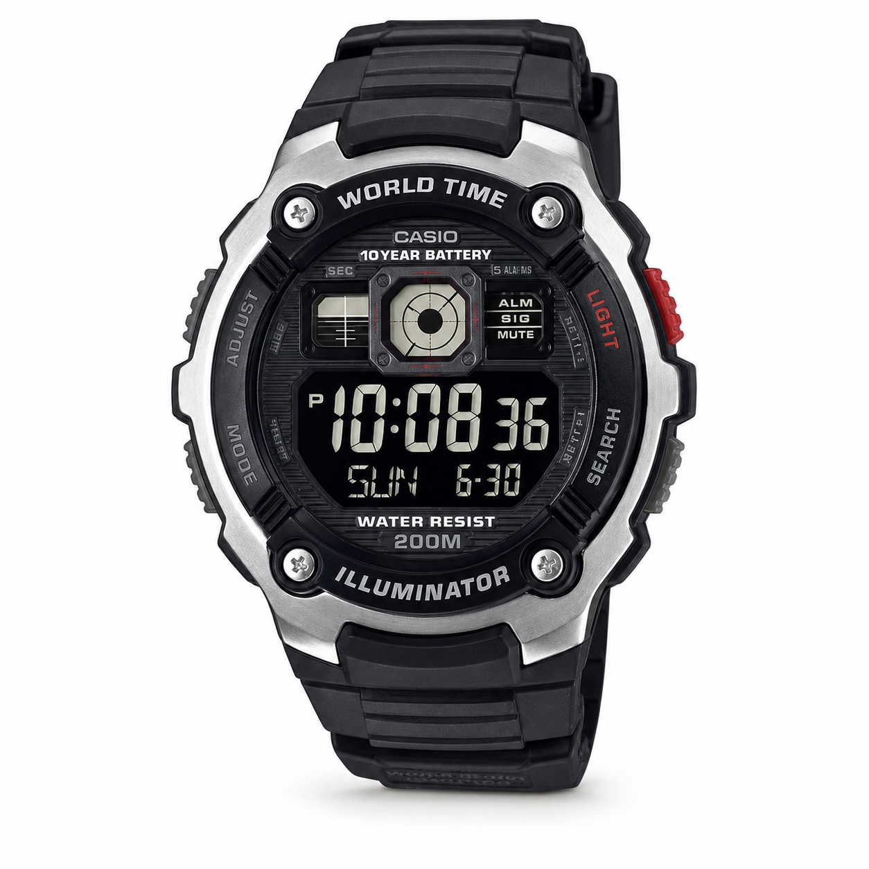 Reloj de Hombre Casio Black  Ae-2000W-1Bvdf