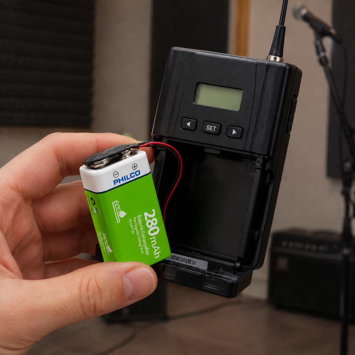 Batería 9V Recargable 280 mAH – Philco Eco Friendly Edition