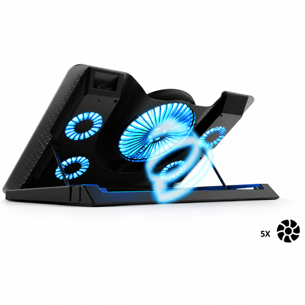 Ventilador para Notebook Profesional 5FAN Trust Quno GXT1125