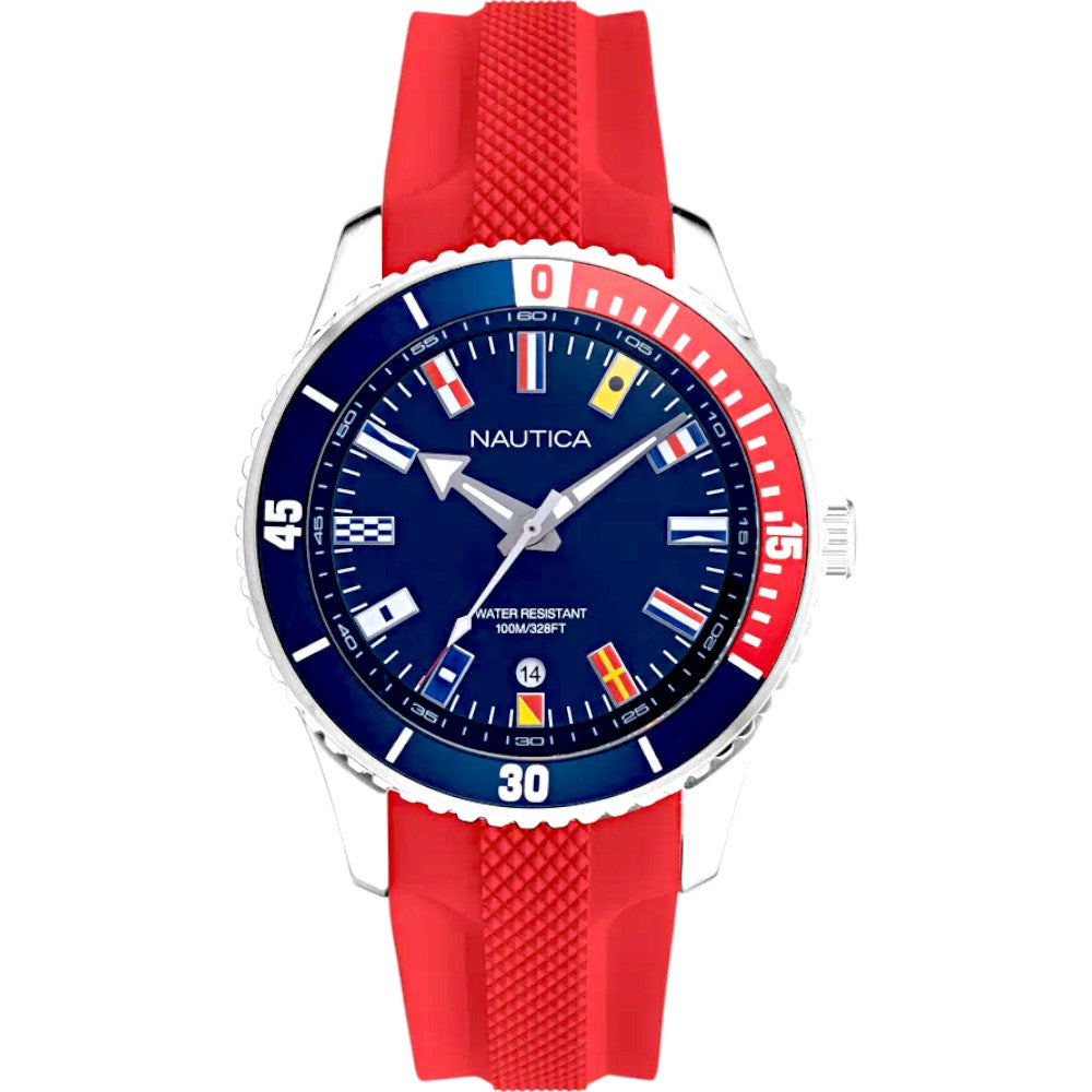 Reloj Nautica Hombre Deluxe Edition Nappbs038 Doble Correa