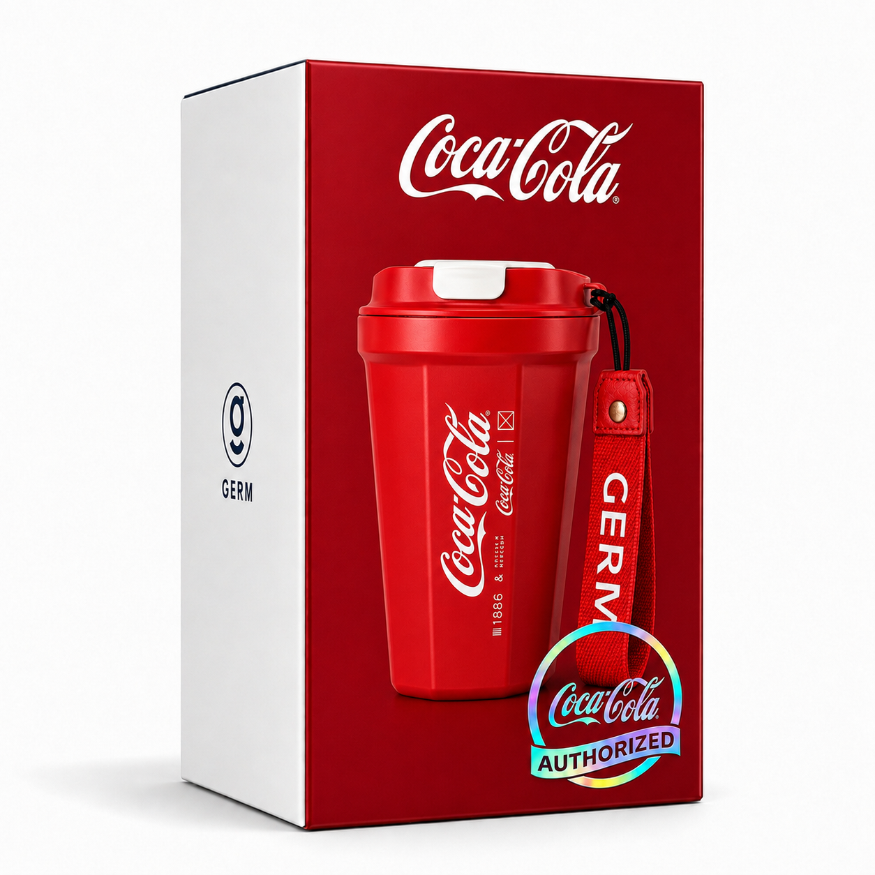 Vaso Termico MUG Germ Coca-Cola Acero Inoxidable 390ML Red