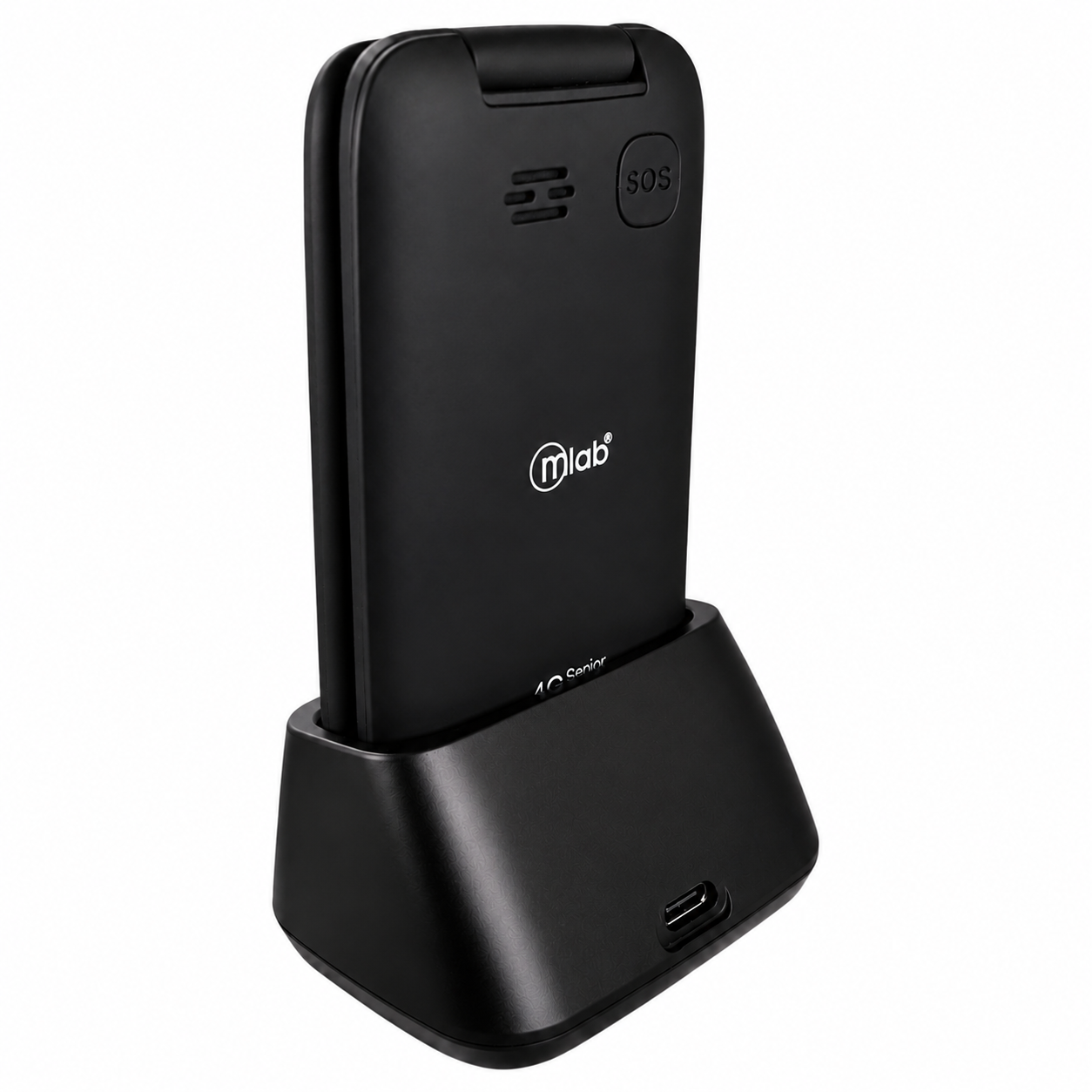 Teléfono Senior Adulto Mayor 4G Almeja con Base de  Carga BK