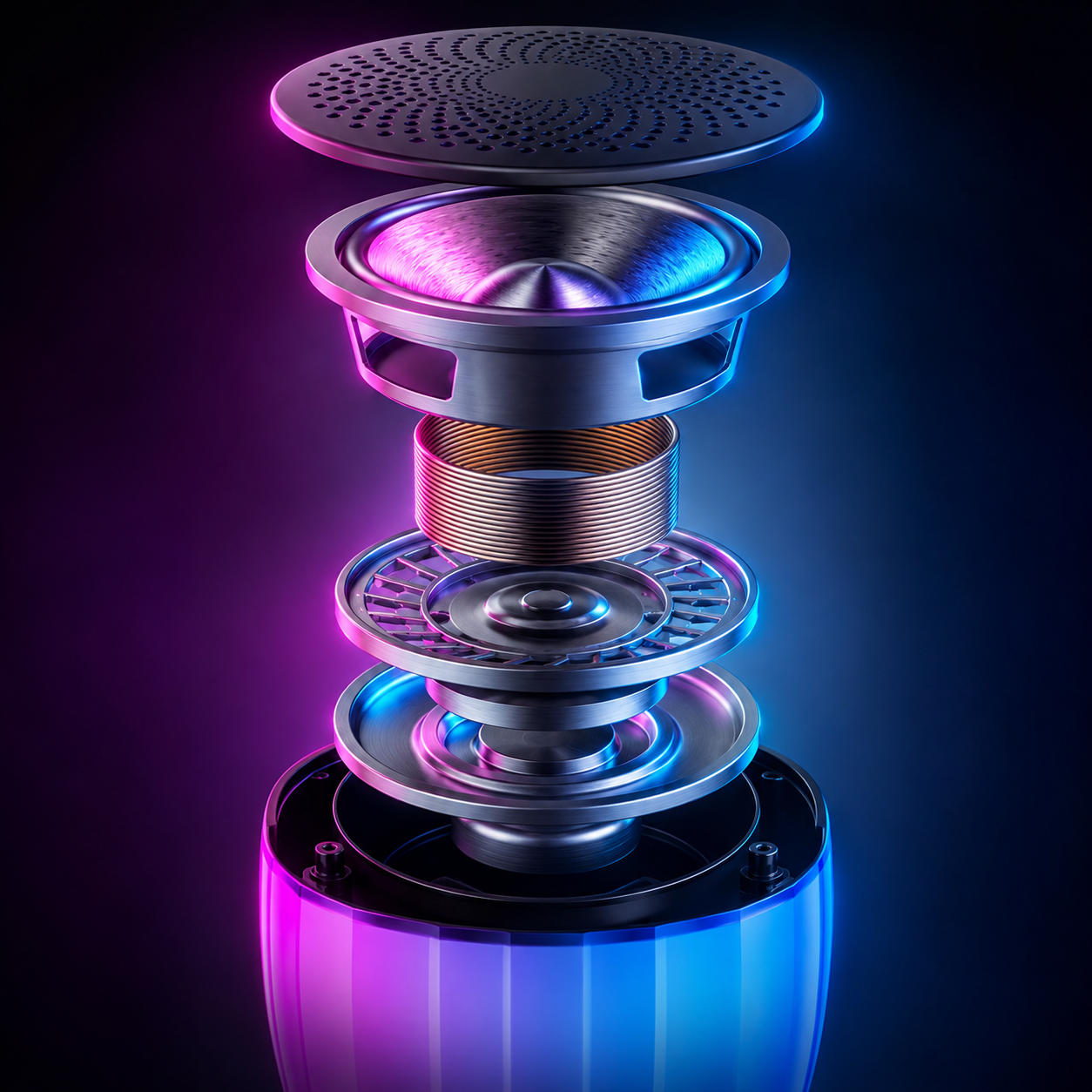 Parlante Portátil Bluetooth Lenovo K3 PLUS  FULL RGB USB-C