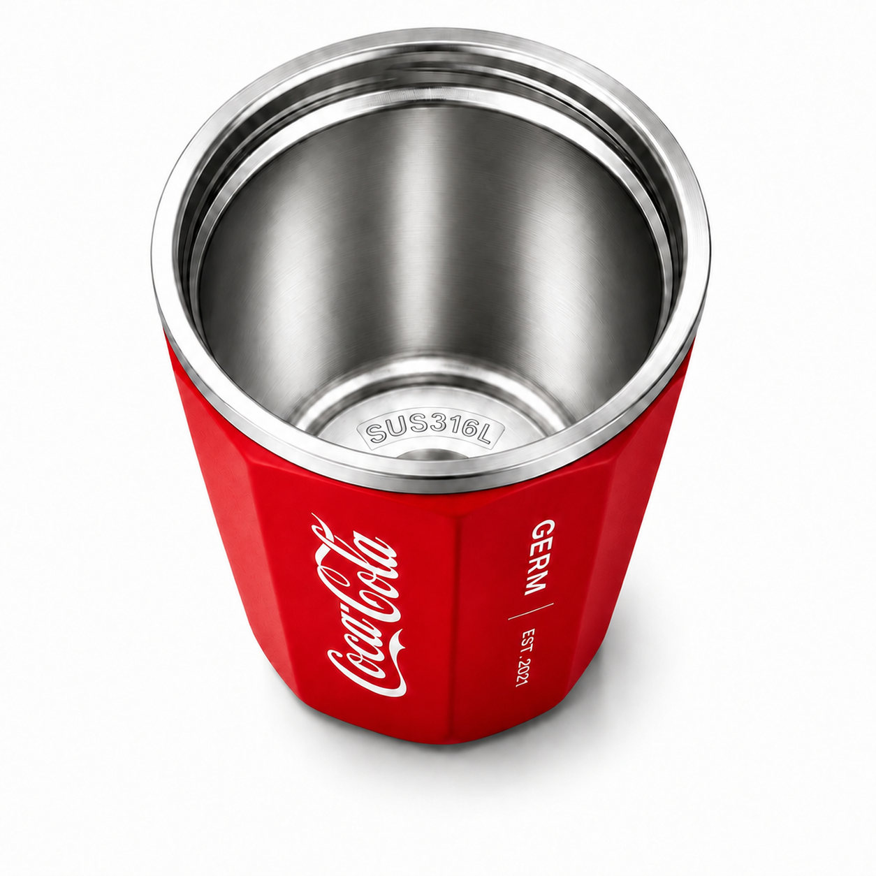 Vaso Termico MUG Germ Coca-Cola Acero Inoxidable 390ML Red