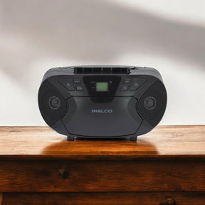 Radio Boombox Retro con CD, Cassette y Bluetooth PJC2050BT