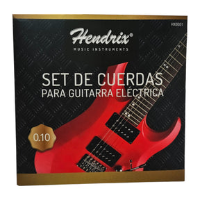 Set de Cuerdas para Guitarra Eléctrica Calibre 0.10 Hendrix