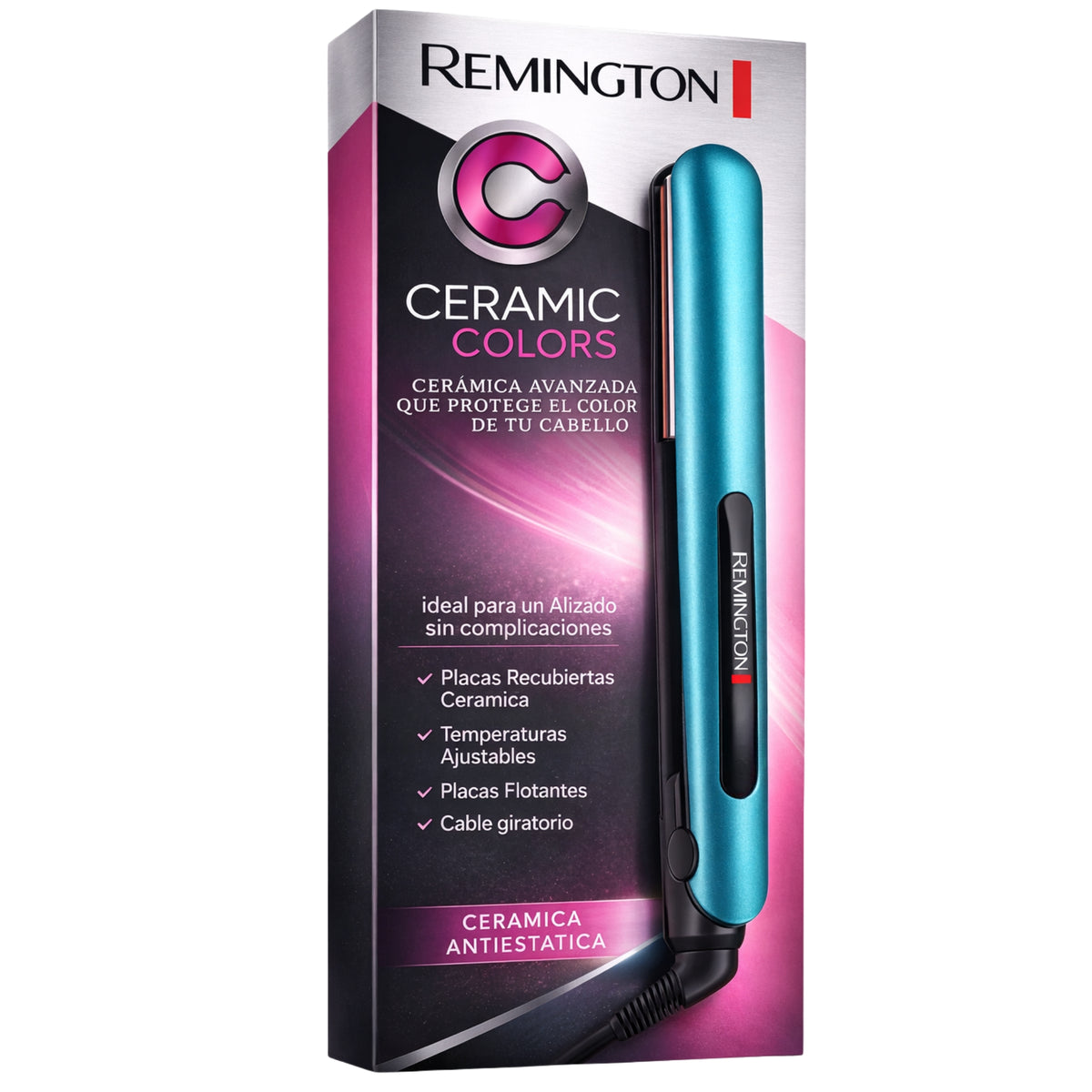 Alisador De Cabello Remington S1520 Ceramic Colors