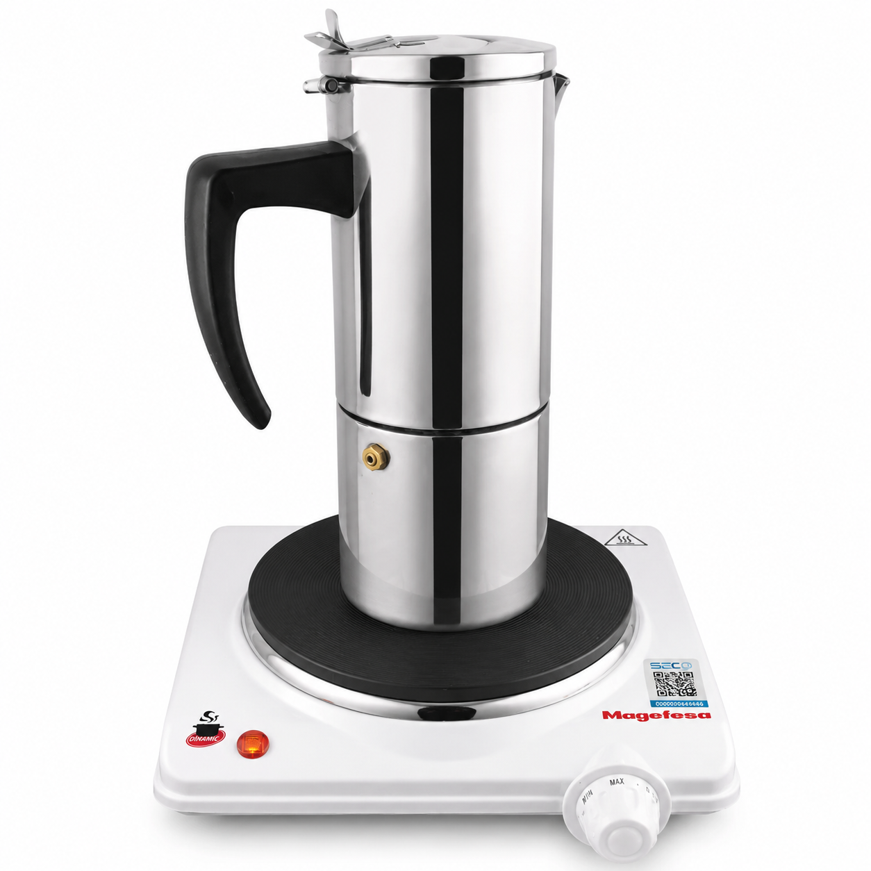 Cocina Electrica Magefesa Dinamic Inox Single MGF8012 1500w