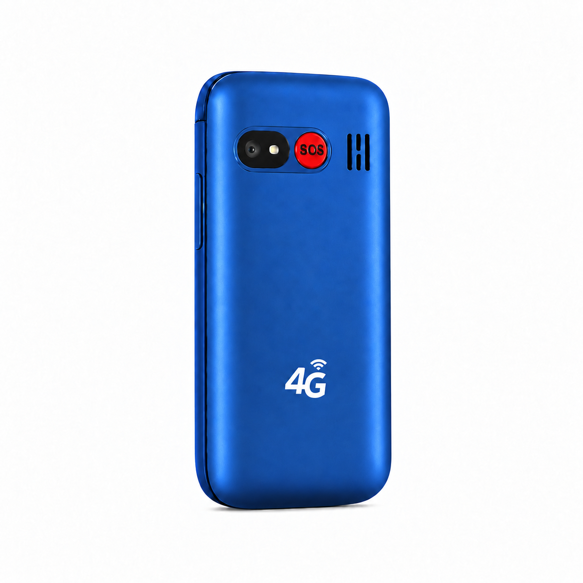 Celular Adulto Mayor 4G Tipo Almeja Liberado Botón SOS Azul