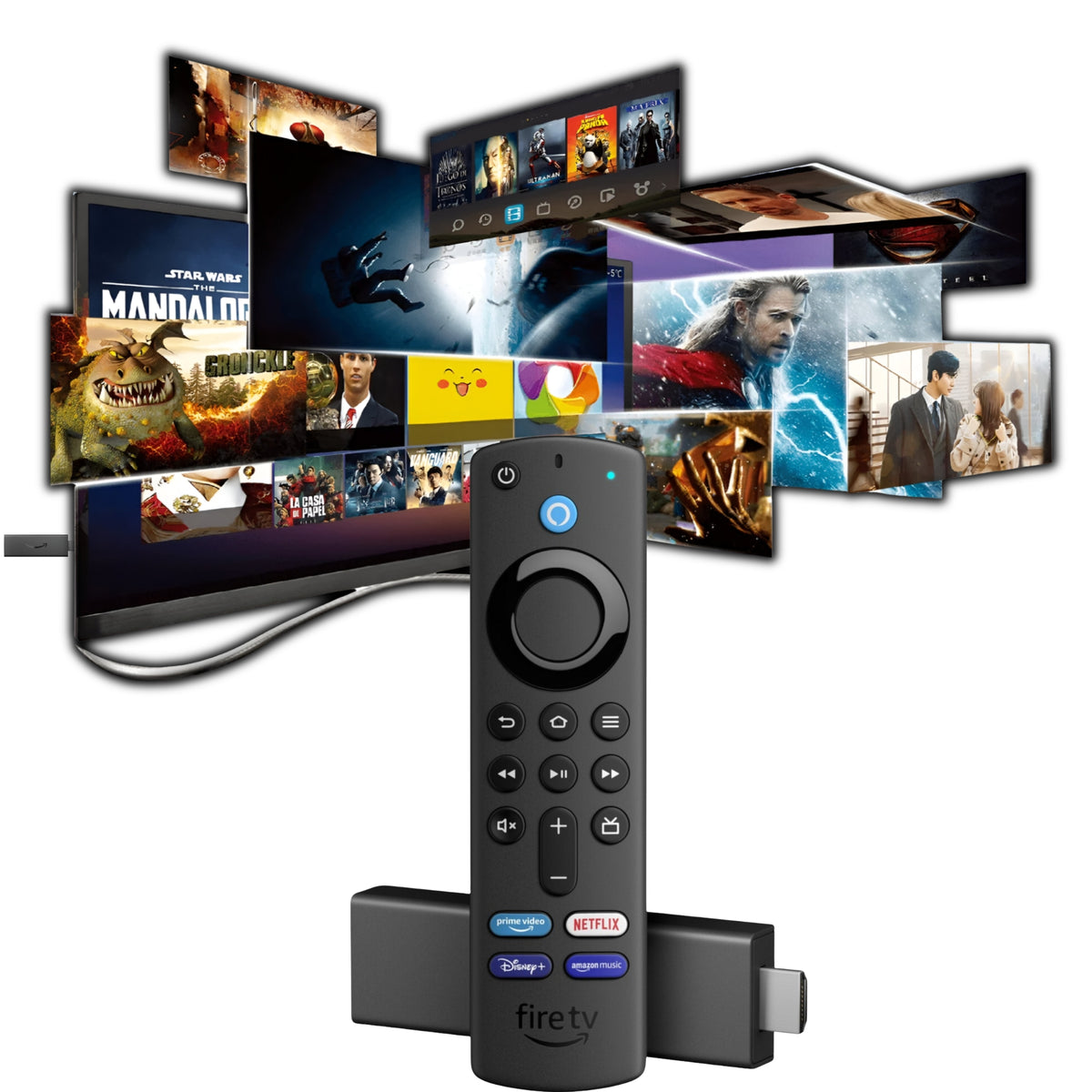 Amazon Fire TV Stick 3ra Generación FHD Premium Streaming