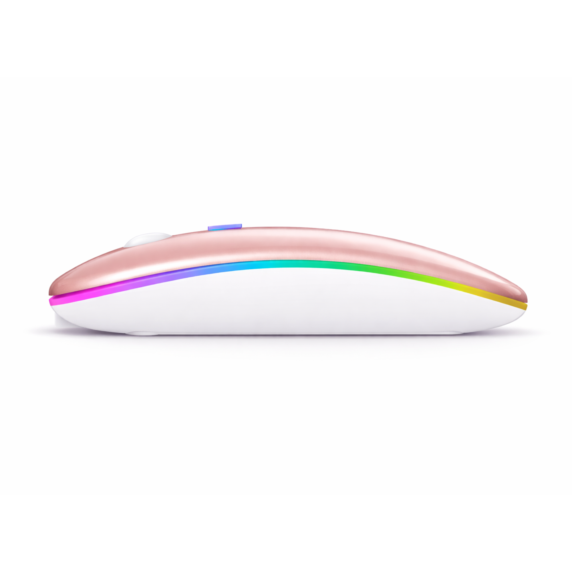 Mouse Dual Inalámbrico Rosado Recargable Bluetooth + USB 2G