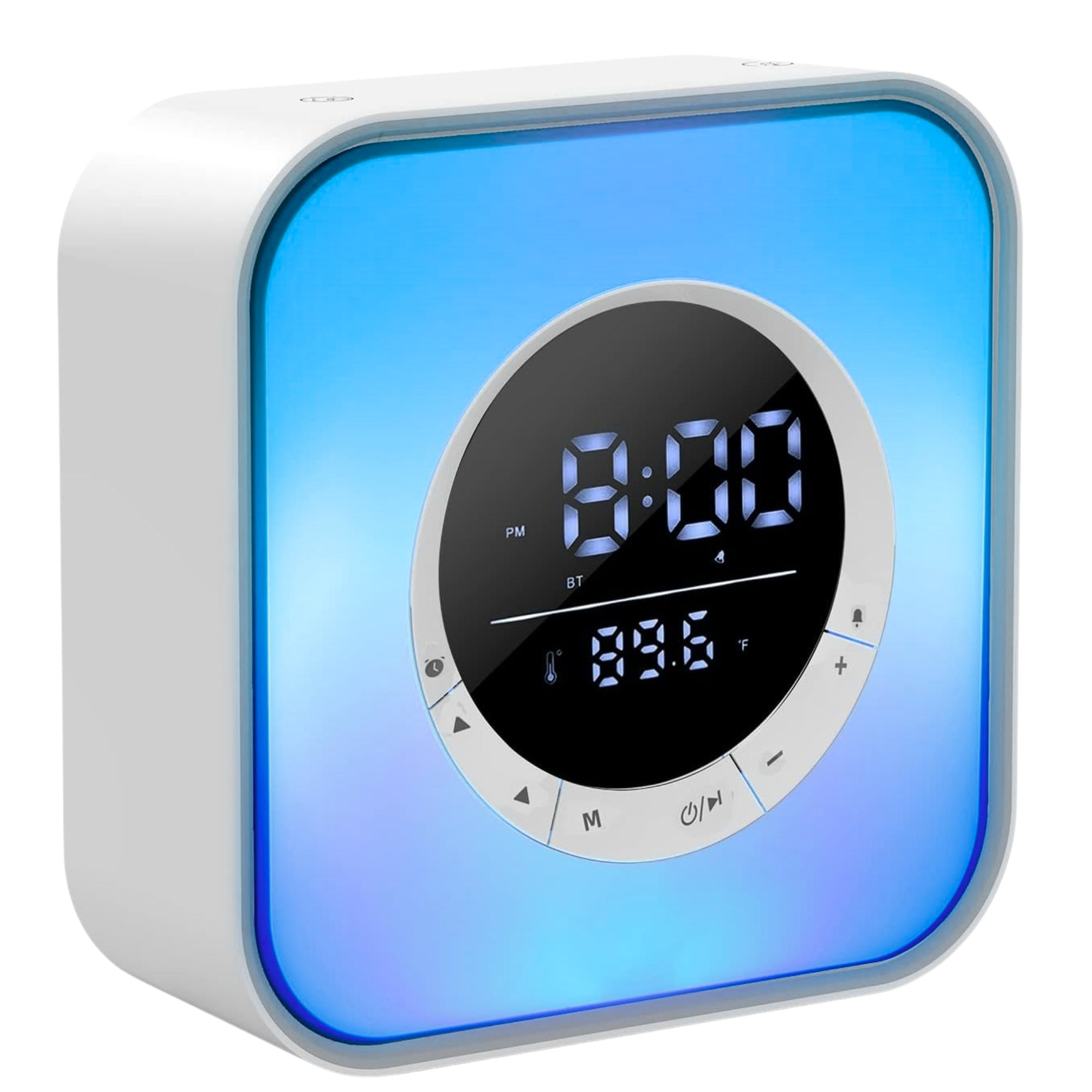 Parlante Bluetooth RGB Despertador Reloj Temperatura SPG-134