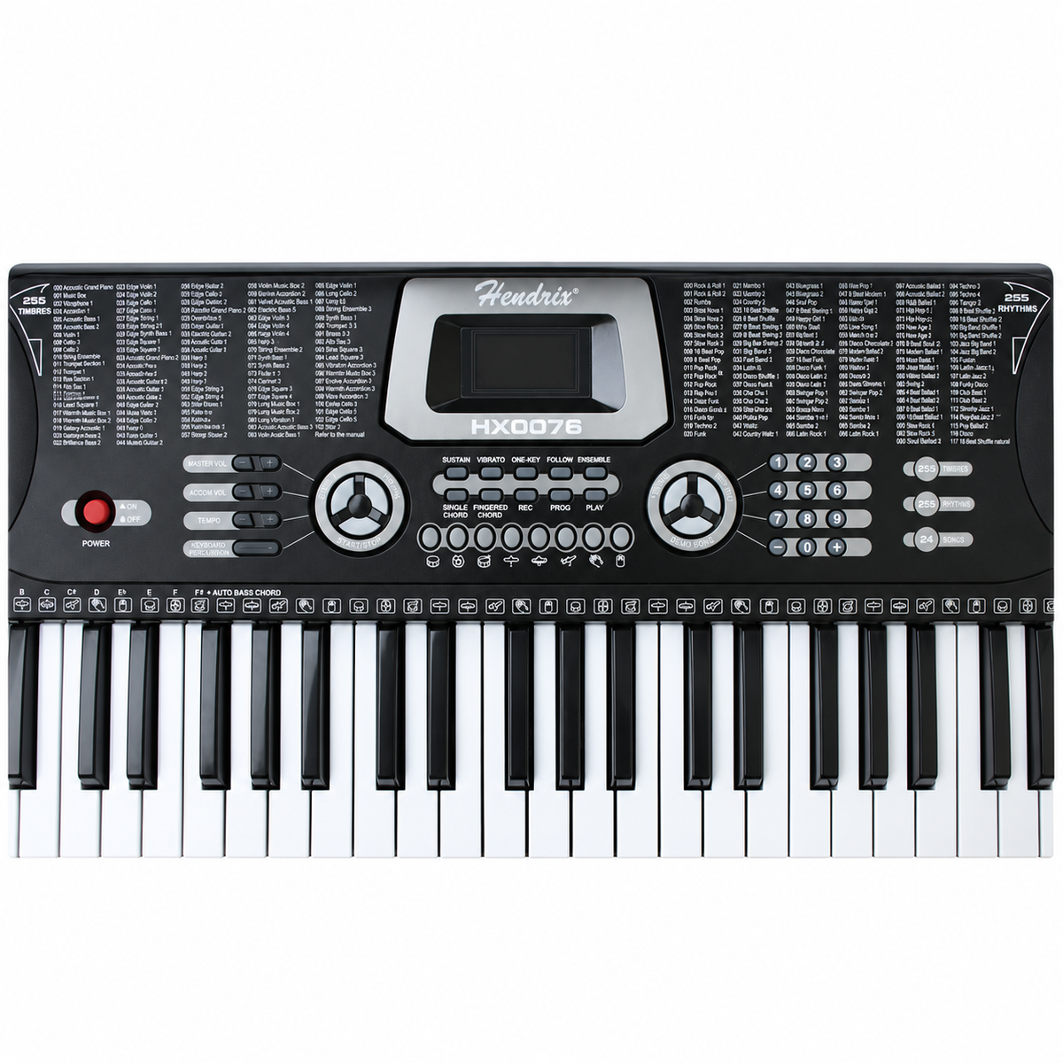 Teclado Musical de 61 Teclas - Piano Electrónico