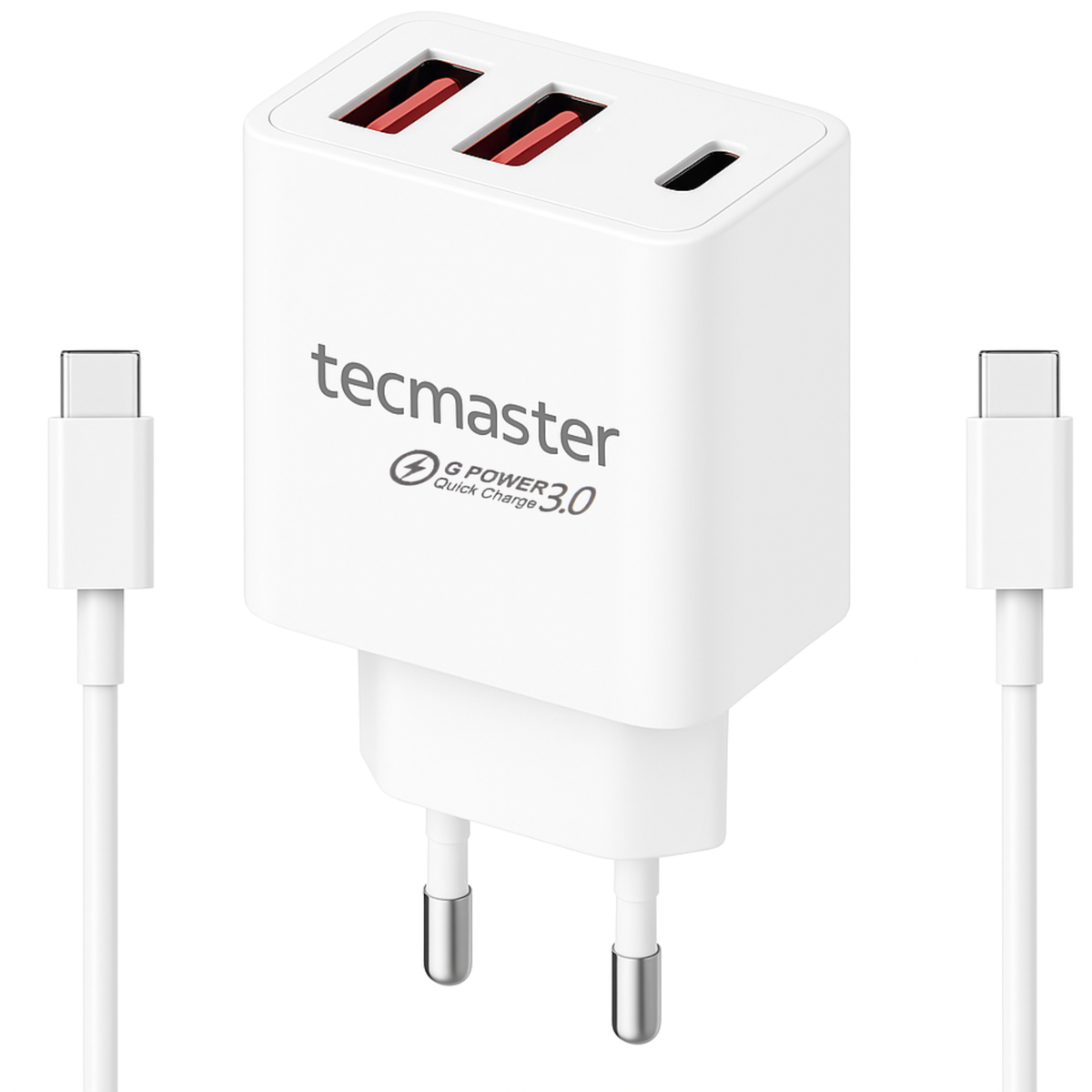 Cargador USB-C de Carga Rapida 30W con GAN + Power Delivery