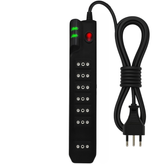 Alargador 5MT de 7 Salidas con Proteciónde Voltaje 2500W SEC