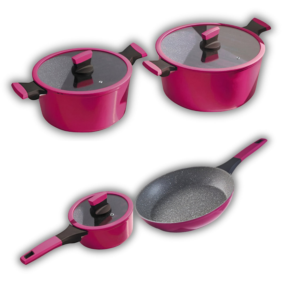 Pack Batería de Cocina Profesional Marble Aluminium Cherry