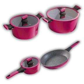 Pack Batería de Cocina Profesional Marble Aluminium Cherry