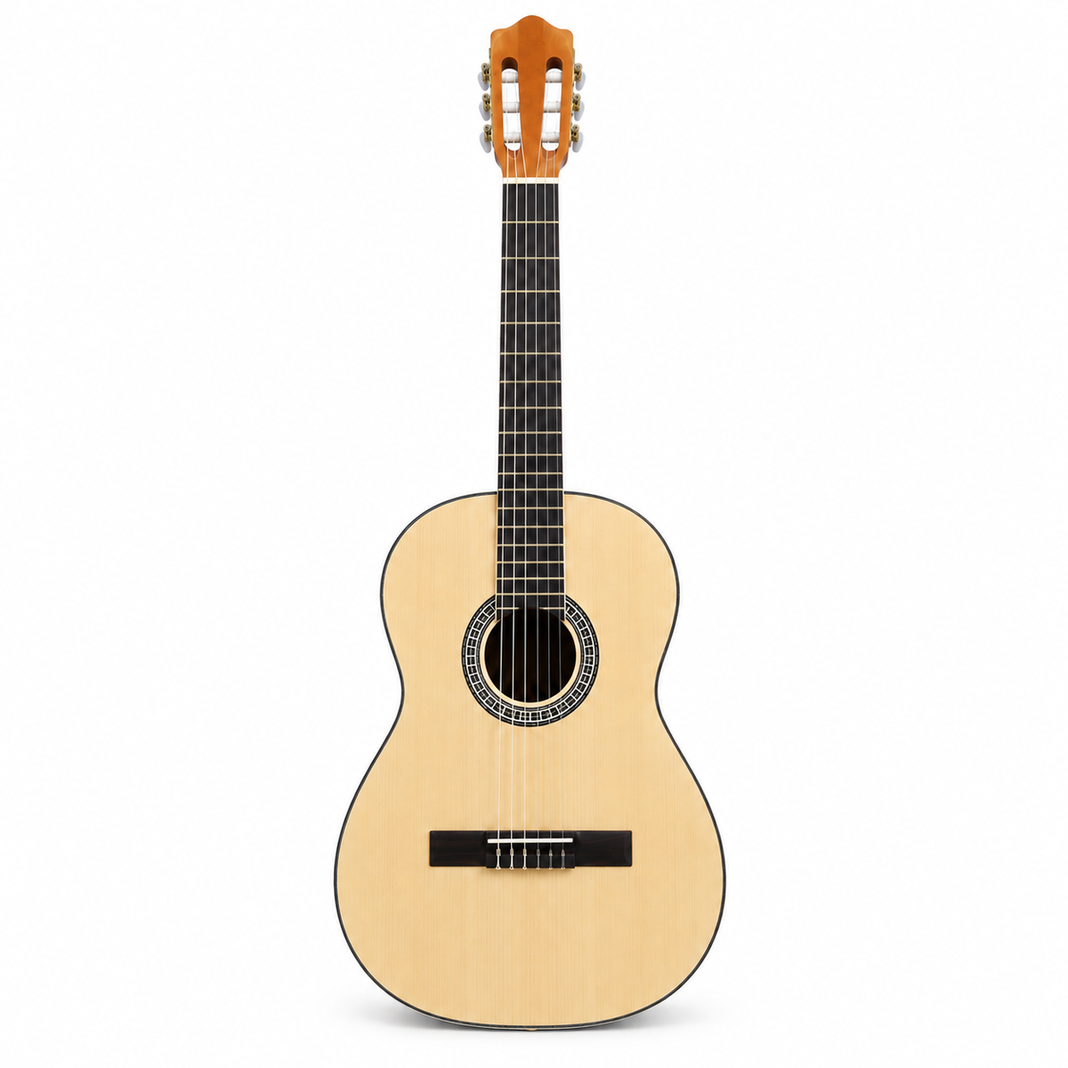 Guitarra Electroacústica Sevillana 39” Natural Estandar Con Alma Ajustable y Funda 8941
