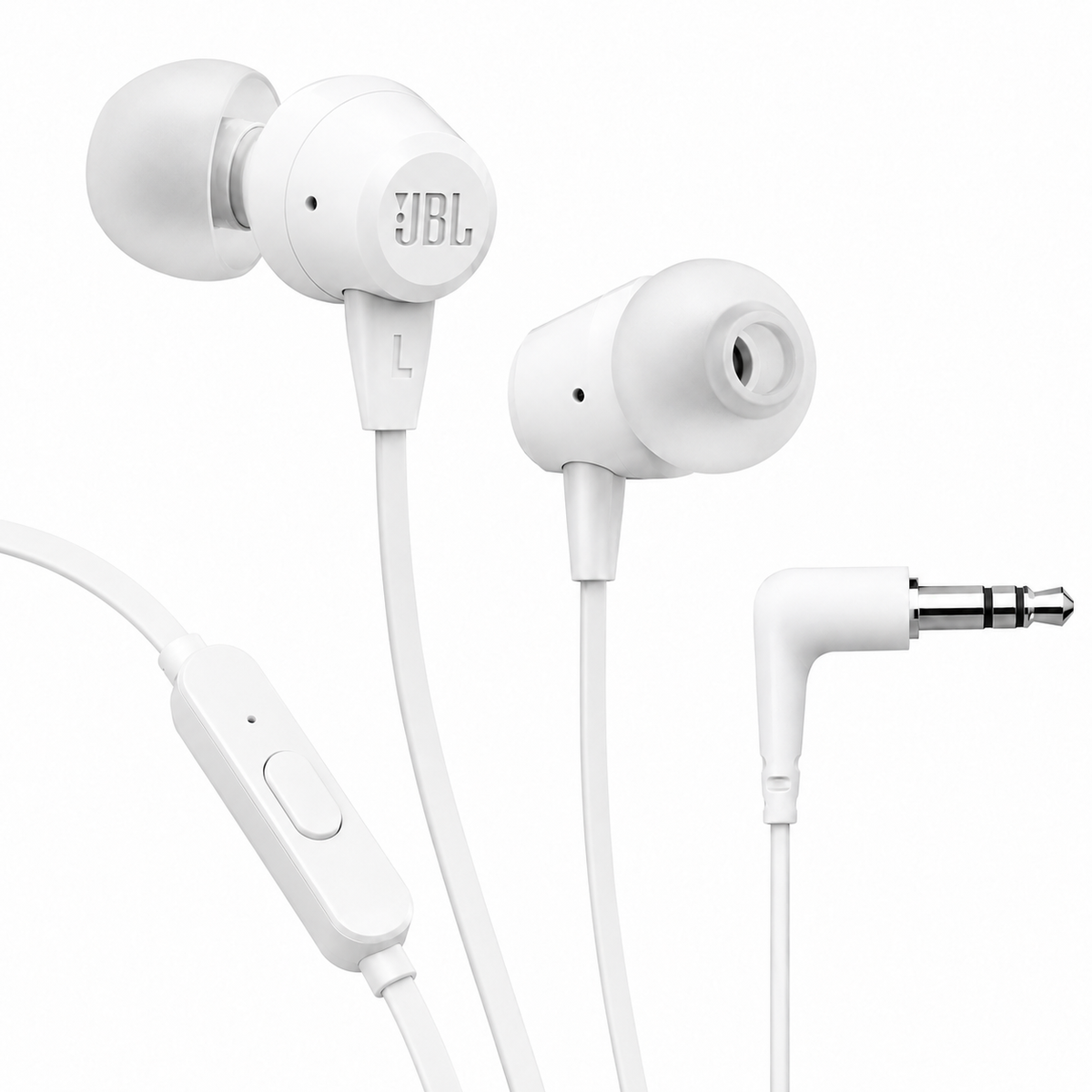 Audifono JBL In Ear con Manos Libre Harman C50 Hi Bass White