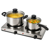 Cocina Encimera Eléctrica Magefesa MGF8022 Dinamic Inox Dual