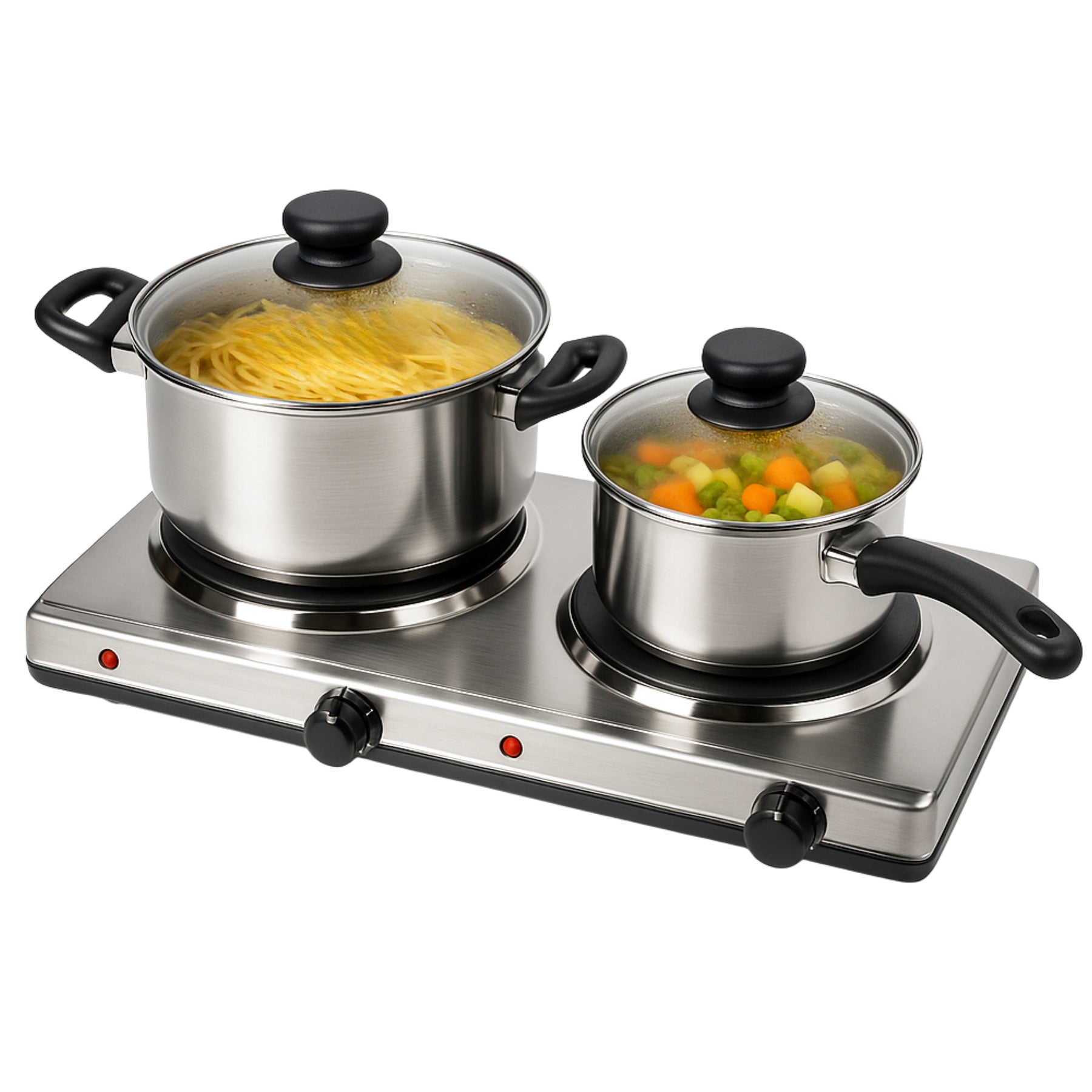 Cocina Encimera Eléctrica Magefesa MGF8022 Dinamic Inox Dual