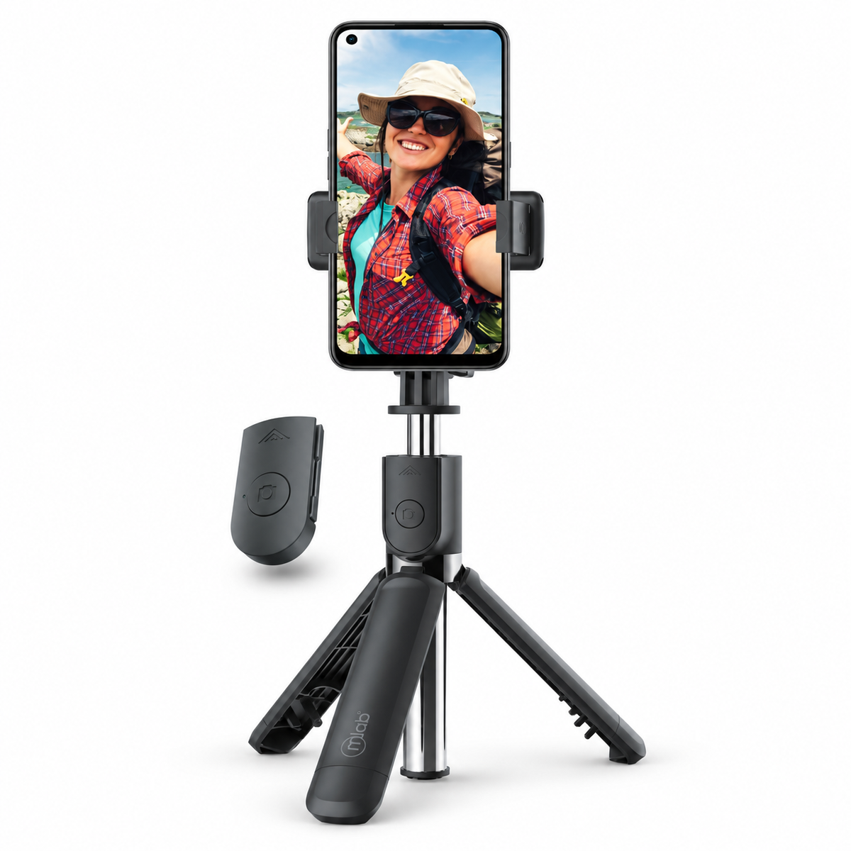 Soporte Kit Selfie Tripode Bluetooth (4en1) Multipropósito