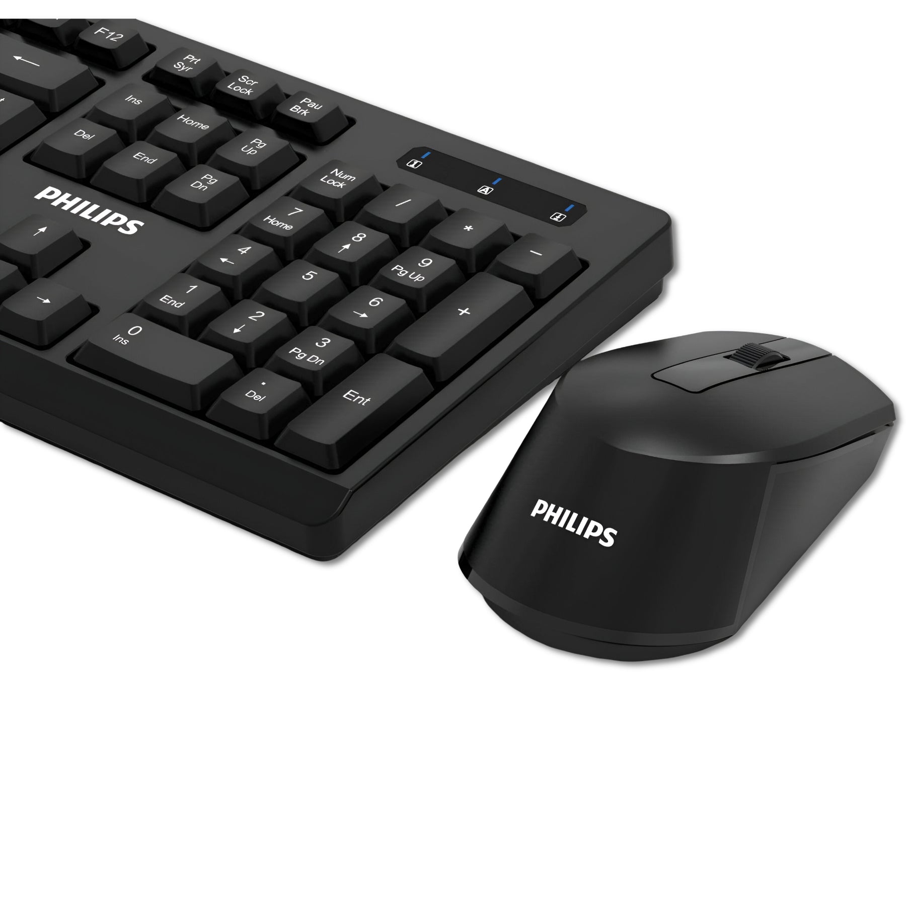 Mouse y Teclado Inalámbrico Philips Quiet Edition USB 2.4Ghz