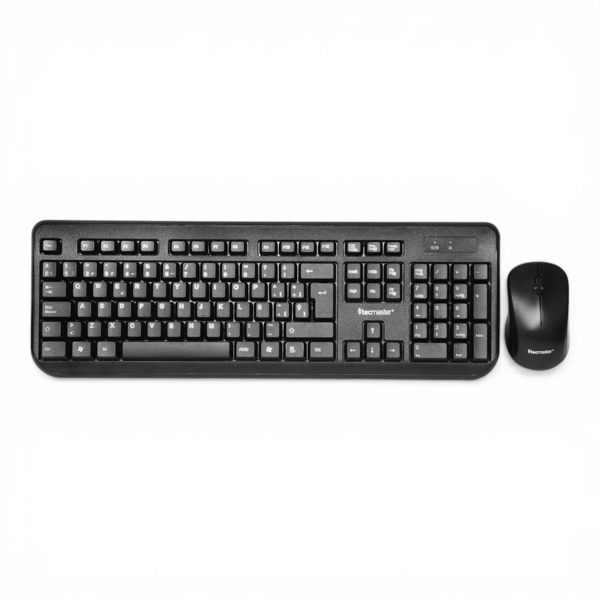 Kit Teclado y Mouse Inalambrico Tecmaster Multimedia 100512