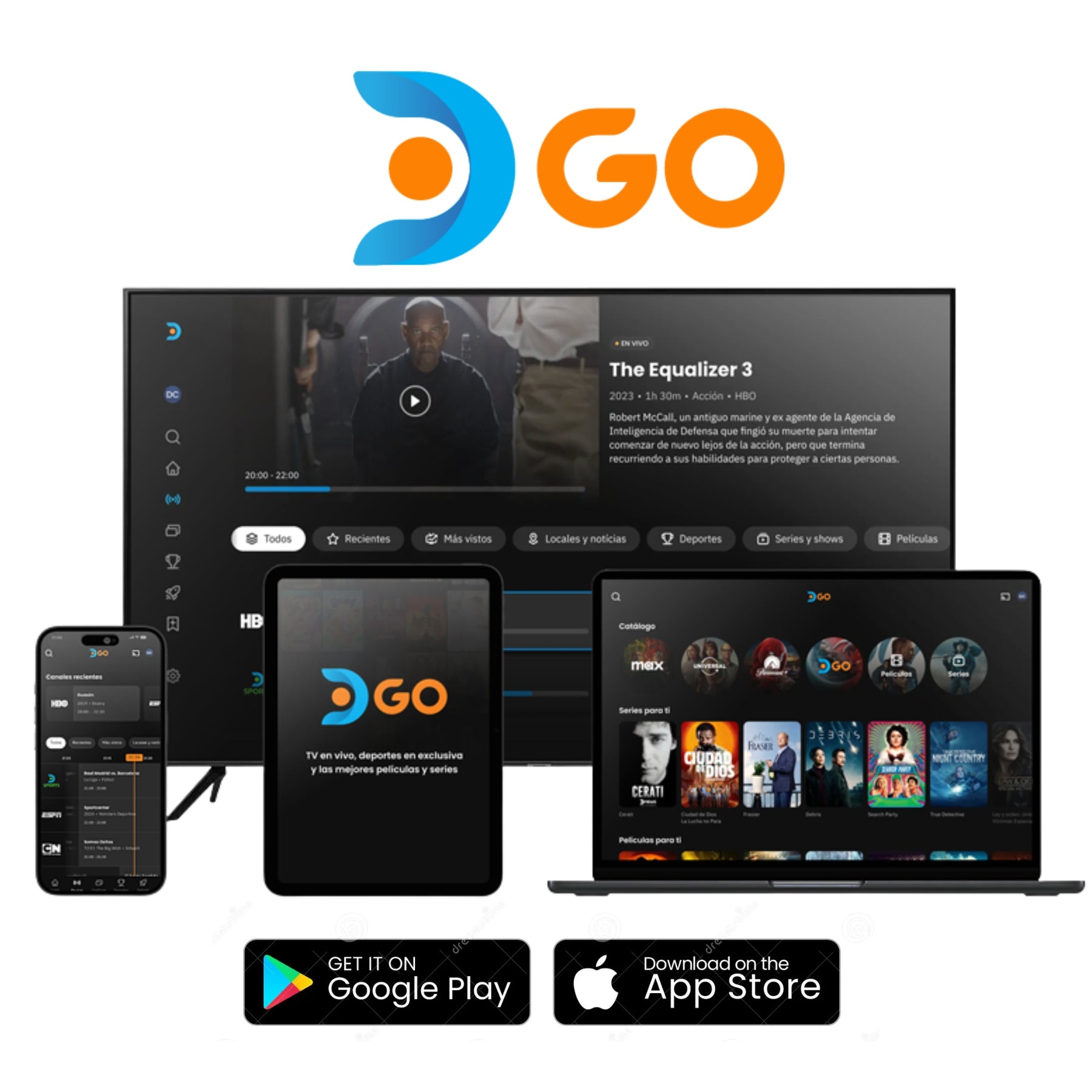 Antena DirecTV Prepago Satelital HD Kit FULL + 2 Directv GO