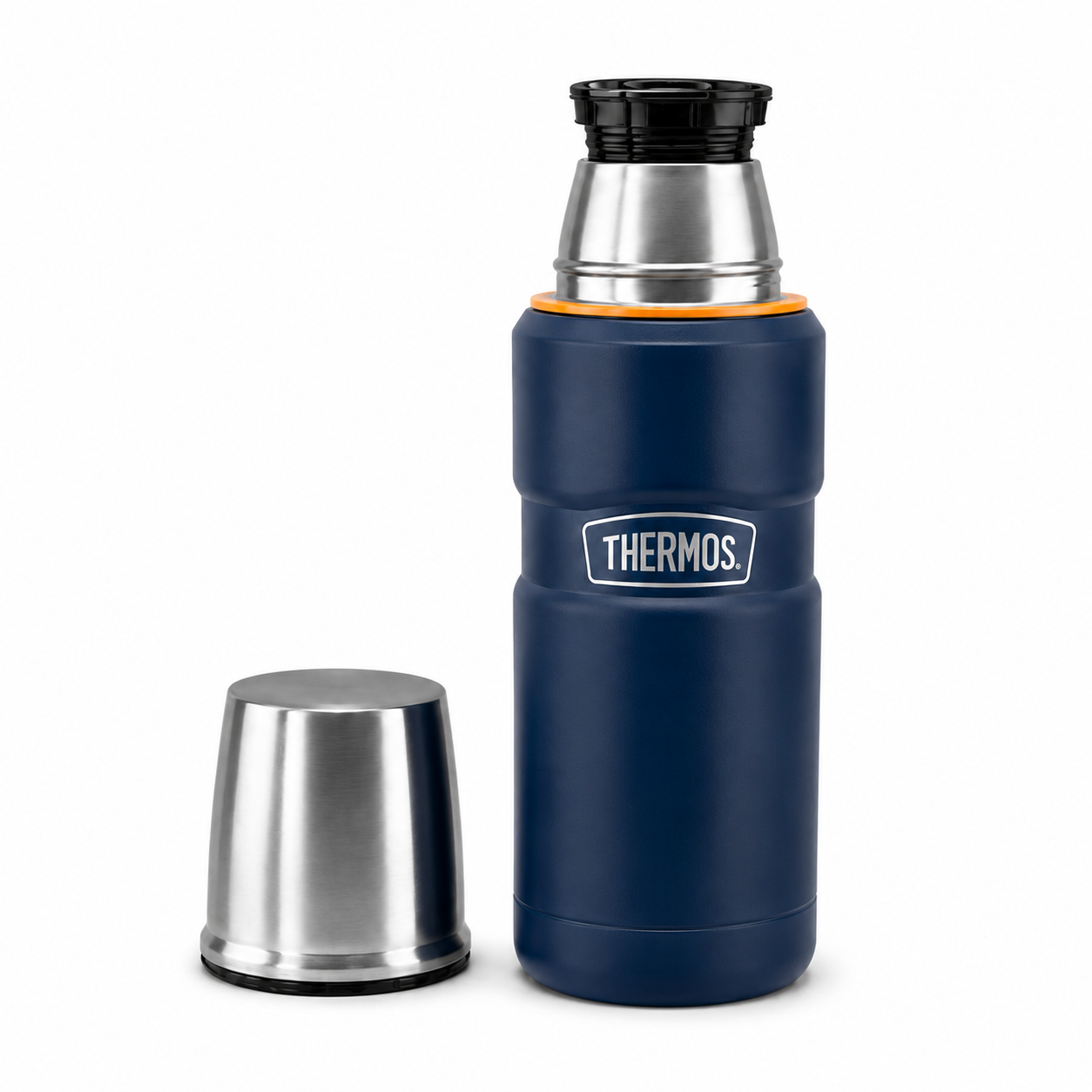 Termo Premium Thermos King Inox SK2000 470ML 18H/24H Azul