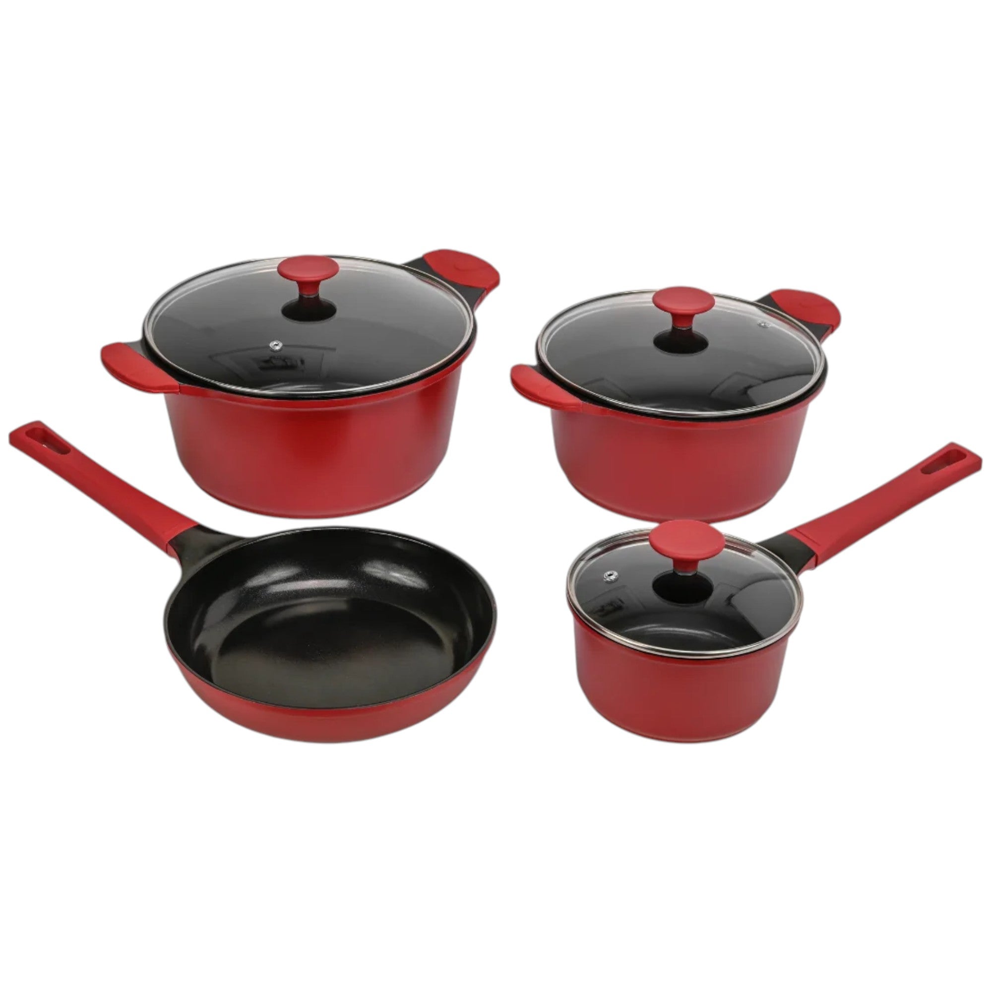 Pack Batería de Cocina Profesional KW Berries 7 Piezas Aluminio Fundido