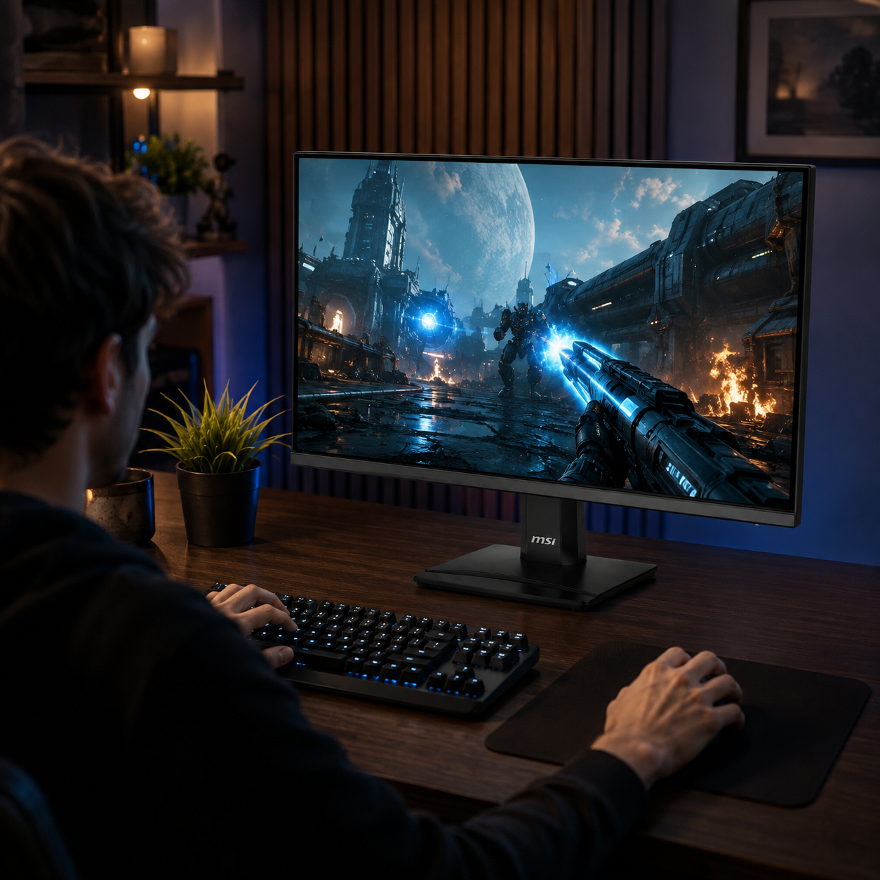 Monitor Gamer MSI PRO 27" Full HD 144HZ+ HDR Ultra Light IPS