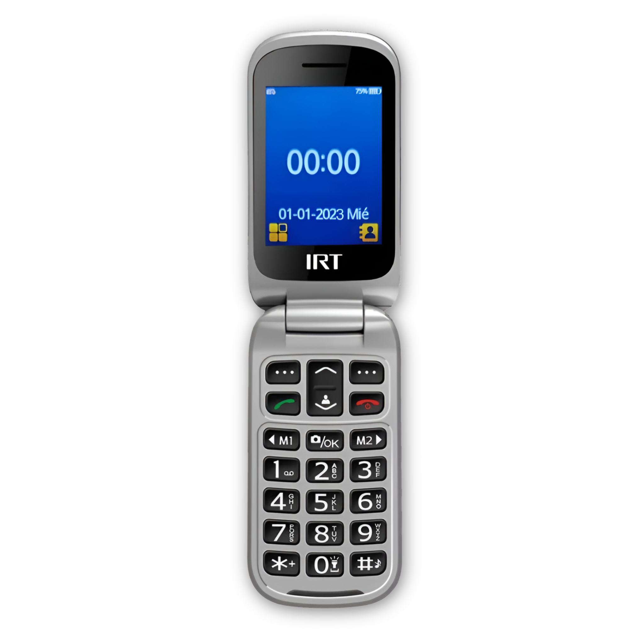 Teléfono IRT Senior 4G S. O. S para Adulto Mayor Almeja 330R