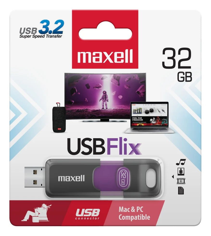 Pendrive Maxell Flix 32GB USB 3.2 High Speed